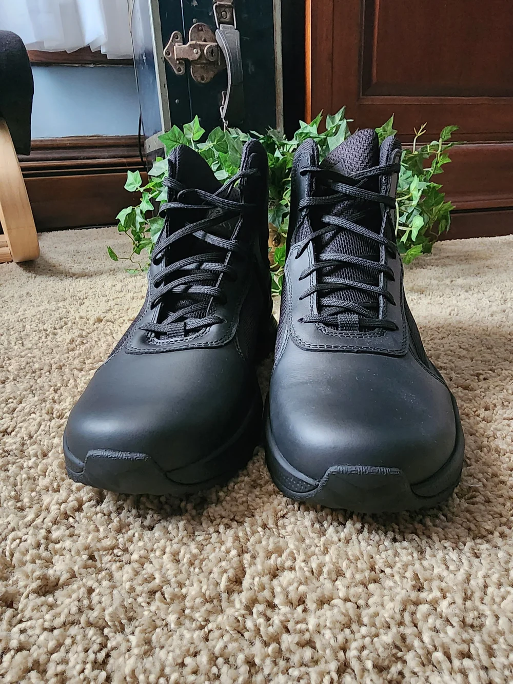 Rocky Black Super Cop Ultra Lightweight Tactical Lace-Up Boots